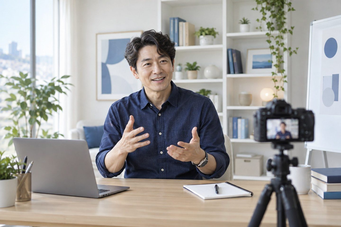 매장 안에서 휴대용 기기를 점검하는 남성 — PG 소규모 매장 카드단말기 매입 대금물건값 치르는 날 지갑이 얇다면, 연락 주시면 입금일을 장보는 날에 맞춰 드립니다.